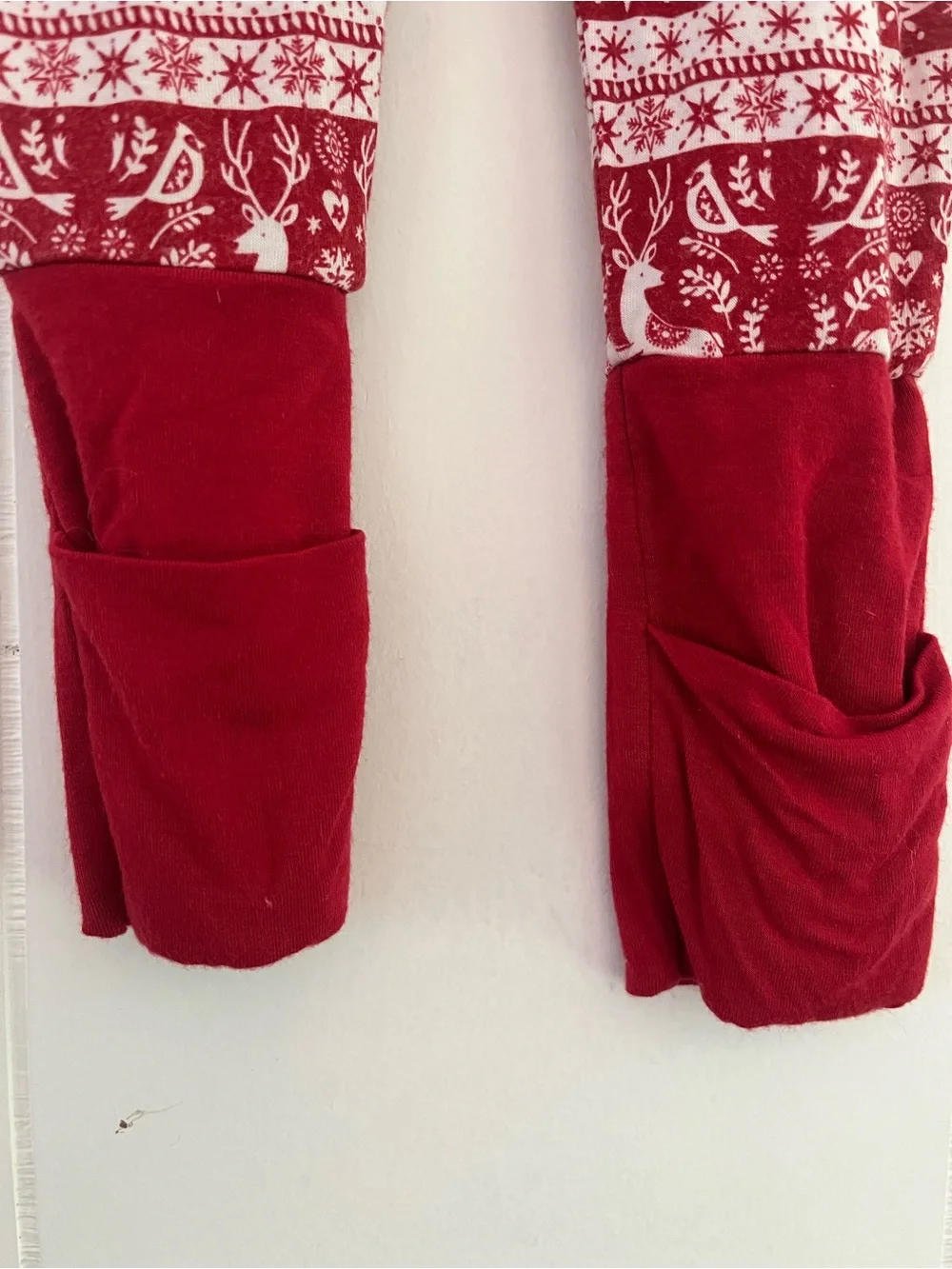 Little Sleepies Reindeer Cheer Zippy Footie Bamboo Size 12-18 Months